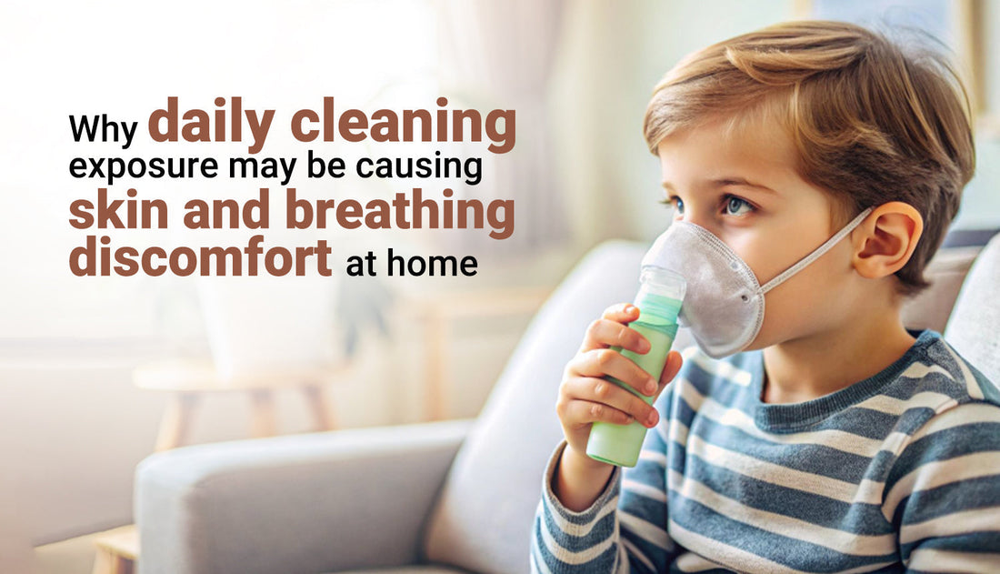 Parent-reviewing-cleaning-products-for-a-healthier-indoor-home-environment