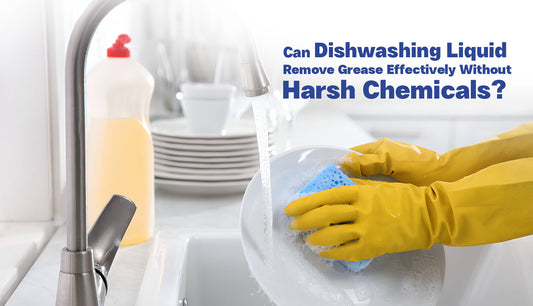 Can Dishwashing Liquid Remove Grease Effectively Without Harsh Chemicals?