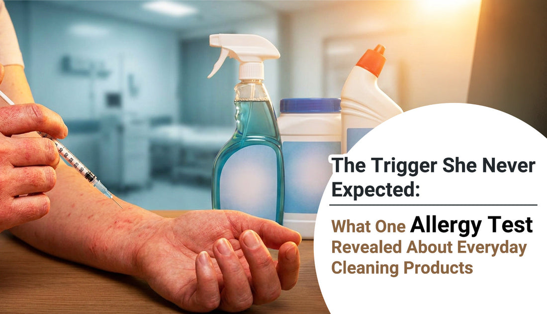 eczema trigger from cleaning products and repeated chemical exposure on the skin and plant based is the safer option