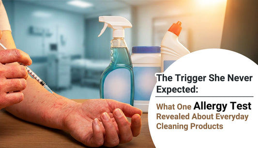 eczema trigger from cleaning products and repeated chemical exposure on the skin and plant based is the safer option