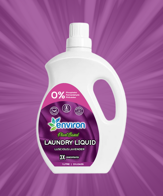 1L bottle of environ plant-based laundry liquid