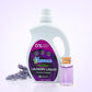 Environ plant-based lavender laundry liquid, phosphate-free, 3X concentrated, eco-friendly, 1L bottle for 33 loads.
